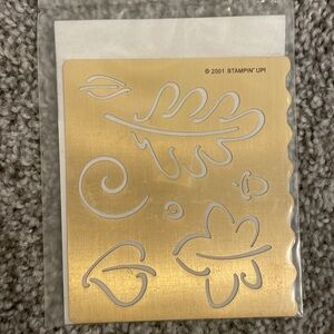 Stampin’ Up! | Classy Brass Embossing Template | Leaves & Acorns, New